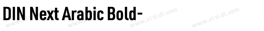 DIN Next Arabic Bold字体转换